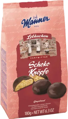 Produktbild von Manner Schoko Knöpfe Lebkuchen - 180g