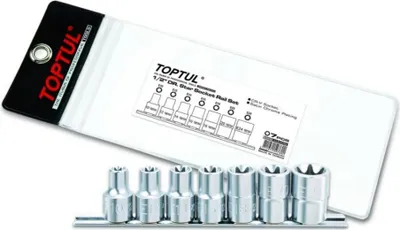 Produktbild von TOPTUL Steckschlüsselsatz Knarenkasten GAAG0704 Chrom-Vanadium-Stahl
