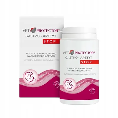 Zdjęcie produktu dla VET PROTECTOR GASTRO - APETYT STOP produkt wspomagający redukcję łaknienia 150 g