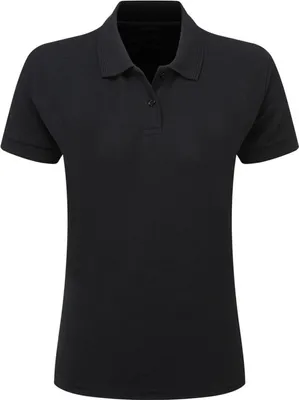 Produktbild von SG SG59F | Ladies' Poly Baumwolle Damen Poloshirt - Farbe: Black - Größe: L