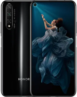 Produktbild von Honor 20, 15,9 cm (6.26"), 6 GB, 128 GB, 48 MP, Android 9.0, Schwarz