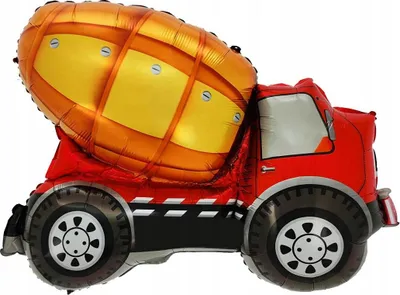 Zdjęcie produktu dla Balon foliowy Betoniarka, 47x67 cm