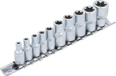 Produktbild von BGS Steckschlüssel-Einsatz-Satz E-Profil 10-tlg.