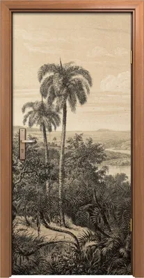 Produktbild von Türposter 90x200 cm Türaufkleber Türtapete Türfolie Klebefolie Natur der südamerikanischen Landschaft