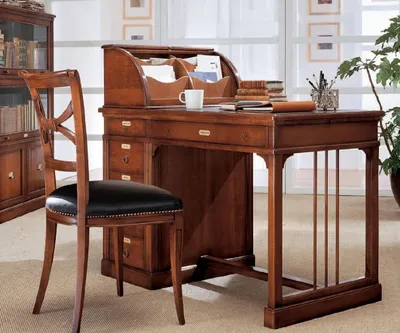 Produktbild von Esszimmer Designer Holz Klassisch Lehnstuhl Braun Luxus Stuhl Sessel Braun Neu