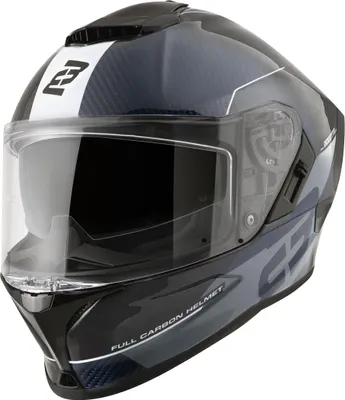 Produktbild von Bogotto Phantom Combo Carbon Helm, blau/schwarz/weiß, XL