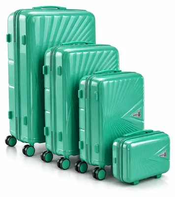 Produktbild von Berwin Reisekoffer Cryta Aqua Breeze 4er Set MS-19756