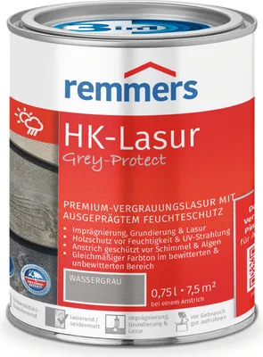 Produktbild von Remmers HK-Lasur 3in1 Grey-Protect anthrazitgrau (FT-20928) 0,75 l, Holzlasur aussen