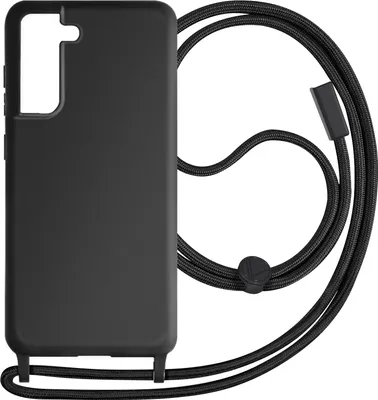 Zdjęcie produktu dla Avizar, etui ochronne z nylonowym paskiem (80 cm) do telefonu Samsung Galaxy S21 FE, kolor czarny