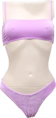 Immagine prodotto di 7029AI bikini fascia donna KONTATTO woman chenille beachwear lilac