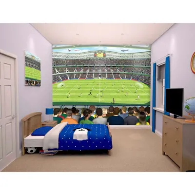 Produktbild von Walltastic Fototapete Football Crazy 41769