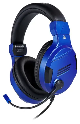 Immagine prodotto di Bigben Interactive PS4OFHEADSETV3G Auricolare Cablato A Padiglione Giocare Blu