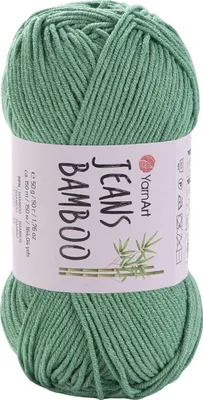 Produktbild von Yarn Art Jeans Bamboo 138 Petrol Green Strickgarn