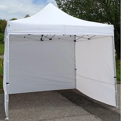 Produktbild von Faltpavillon 3x3m ALU Premium volle Seitenwand - Weiß