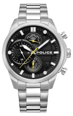 Imagen del producto de Police Reloj multifunción Reactor Black Steel