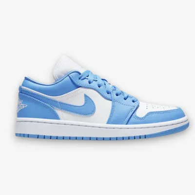 Produktbild von Nike Air Jordan 1 Low UNC Blue University Babyblue Babyblau Hellblau NEU 36,5