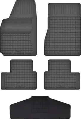 Produktbild von Gummi Fußmatten Set Für: Renault Fluence (2009-2016) Gummimatten Schwarz