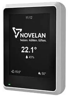 Produktbild von NOVELAN Raumbedieneinheit RBE+, mit Touch-Display, 1 Stk.