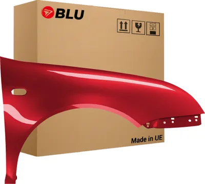 Immagine prodotto di BLU Parafango compatibile con VW Volkswagen Bora 1J1 1J6 LC3X Destra Rot MuranoRot | 1998-2005 | Anteriore | Verniciato | Pronto per il montaggio | Acciaio
