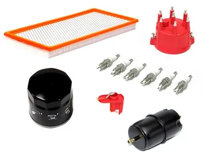 Obrázek produktu pro Olejový filtr Benzínový filtr Zapalovací svíčky Kontrolní sada Jeep Wrangler YJ 4.0 L