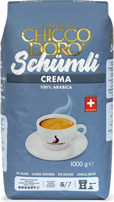 Produktbild von Chicco d'Oro Schümli Crema ganze Bohnen 1kg