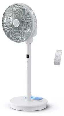 Produktbild von Rowenta Turbo Silence Compact 3D Nomad Standventilator, Farbe:Weiß
