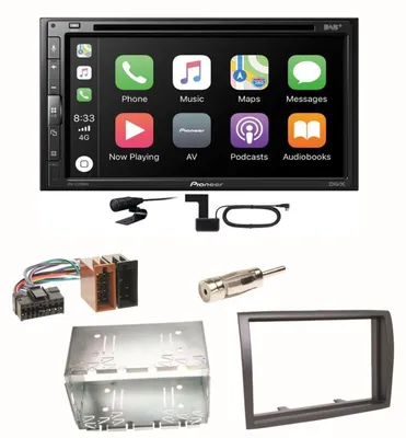 Produktbild von Pioneer AVH-Z5200DAB Android Auto Carplay Einbauset für Fiat Ducato Boxer Jumper