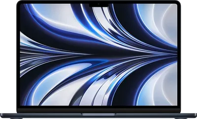 Produktbild von APPLE MQKX3D/A MacBook Air 38,91cm 15,3Zoll M2 Chip 8-Core CPU und 10-Core GPU 8GB gem. RAM 512GB SSD DE - Mitternacht