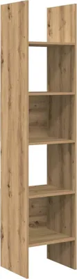Obrázok produktu pre vidaXL Artisan dubová knižnica 40 x 35 x 180 cm materiál na báze dreva