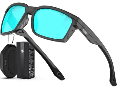 Zdjęcie produktu dla ATTCL Męskie sportowe okulary przeciwsłoneczne z polaryzacją TR90 ochrona UV400