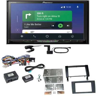 Produktbild von Pioneer AVH-Z9200DAB Android Auto Carplay Einbauset für Mercedes SLK R171