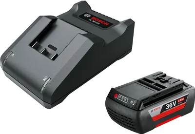Zdjęcie produktu dla BOSCH Home & Garden F016800609 BOSCH Home & Garden akumulatory z ładowarką zestaw startowy 36V Li-Ion 2.0 Ah