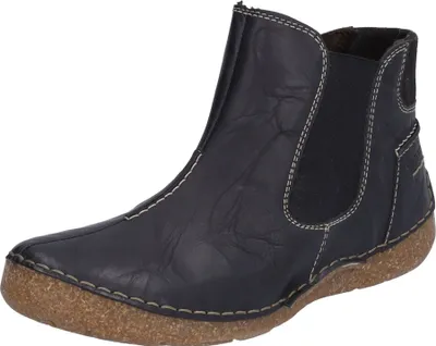Obrázok produktu pre Josef Seibel dámske členkové topánky z koženej strečovej škrupinovej podrážky Fergey 63 59663, veľkosť:42 EU, farba:Black