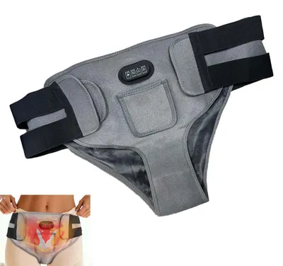 Produktbild von Damen Heiz- & Vibrationskomforthose, Rote Lichttherapie & Wärme, Massage-Triangelhose, Rotlicht-Heizgürtel für Bauch, Hüfte & Gesäß, 3 Heiz