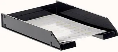 Obrázok produktu pre Archivo 2000 čierna polystyrénová zásuvka A4 34 x 26 x 6 cm