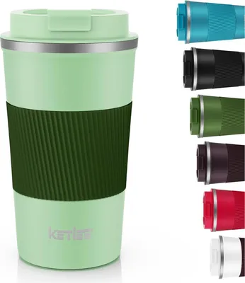 Immagine prodotto di KETIEE Coffee Mug to go 510ml Thermo Mug a doppia parete da viaggio Verde