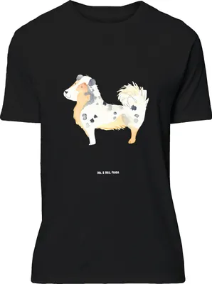 Produktbild von Mr. & Mrs. Panda Größe XL T-Shirt Hund Australien Shepherd - Schwarz - Geschenk, Tshirt, Shirt, Spruch, mit, Sprüche
