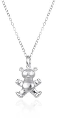 Image de Joli collier en argent Teddybä r AGT-ND02X pour filles