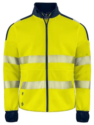 Productafbeelding van Projob - "6109" Sweater voor heren/dames, uni, veiligheidskleding ET1013 (maat L) (geel/marineblauw)