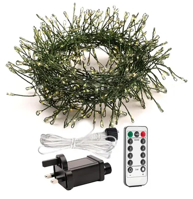LED-Lichterkette 20FT 200LED Kupferdraht mit Fernbedienung