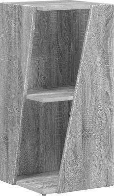 Immagine prodotto di vidaXL Scaffale laterale Sonoma grigio 33 x 32 x 70,5 cm Materiale ligneo