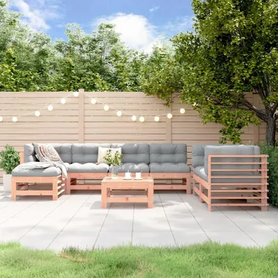 Produktbild von vidaXL 8-tlg. Garten-Lounge-Set Massivholz Douglasie
