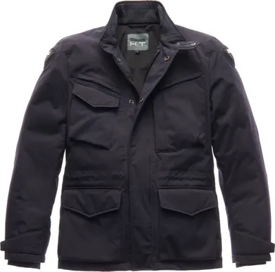 Image de Veste textile de moto Ethan Winter bleue, 2XL