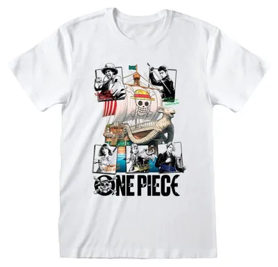 Obrázok produktu pre Tričko s potlačou One Piece, motív "Merry Go", veľkosť L