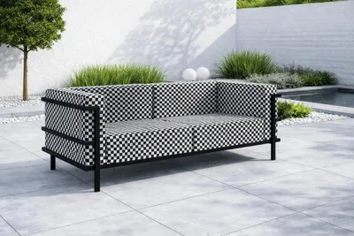 Produktbild von Gartenkollektion IBIZA 2 Sitzer Sofa Outdoor‑Stoff, OUTLET