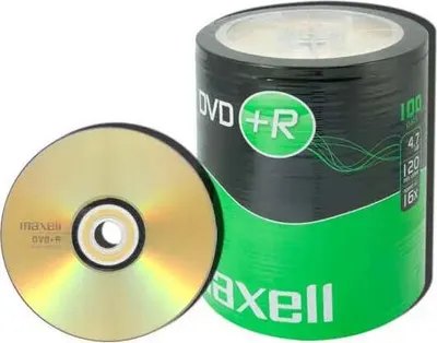 Produktbild von Maxell DVD+R 100 Pack, Spindel