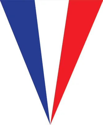 Produktbild von Frankreich Wimpelkette 5m