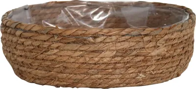 Produktbild von Pflanzschale SEASON braun D30cm aus Pflanzenfaser Pflanzkorb Präsentkorb - KLEIN