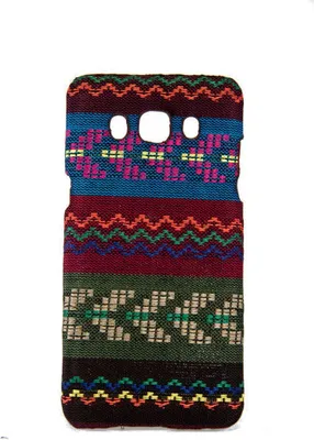 Produktbild von Handyhülle aus Stoff-Case für Samsung Galaxy J5 2016 Cover Etuis Bumper Braun