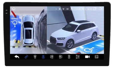 Image de Autoradio, taille de l'écran, compatibilité avec les smartphones, caméra QS8NPC 360°
